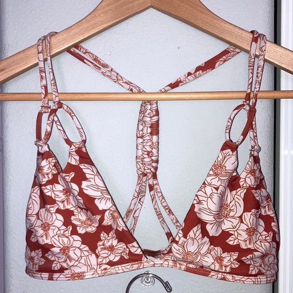 Acacia Magnolia Rust Set Both Sz L Thailand top & Ho’okipa bottom - Picture 3 of 9
